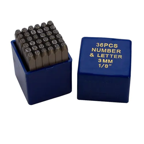 1/8″ Number and Letter Punch Set