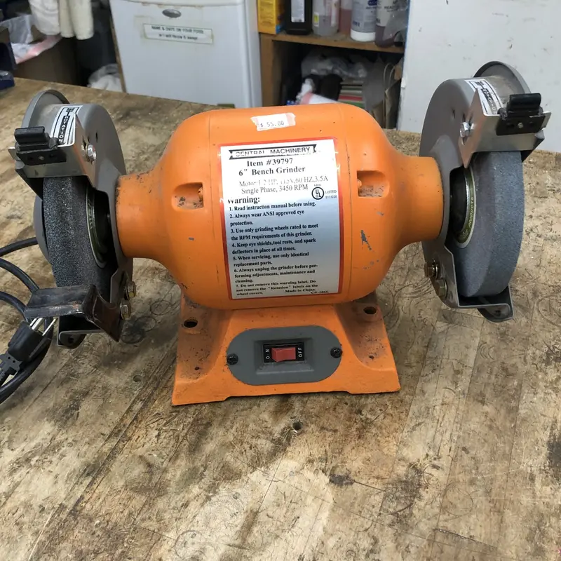 6-Inch Industrial Bench Grinder