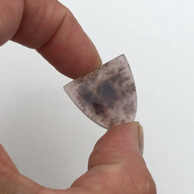 Amethyst-Included Sage Dendritic Agate Specimen