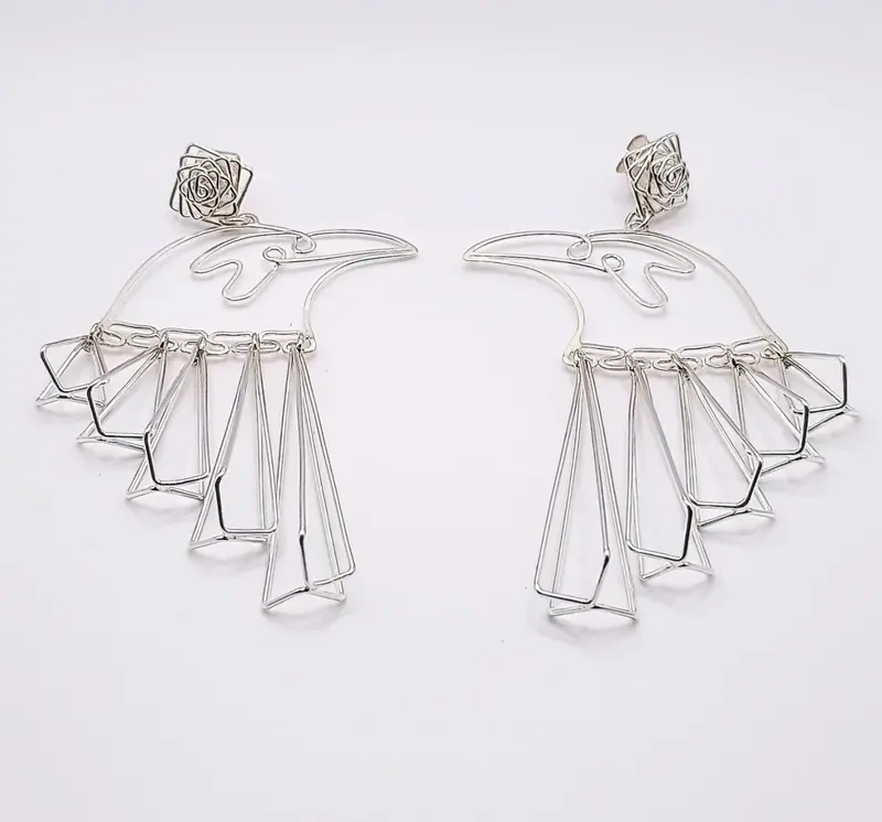 Andean Mot Mot Bird Earrings