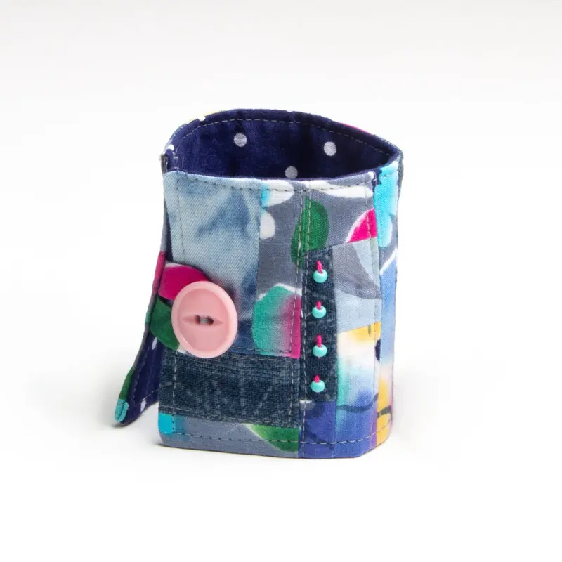Artisan Patchwork Metal Cuff Bracelets