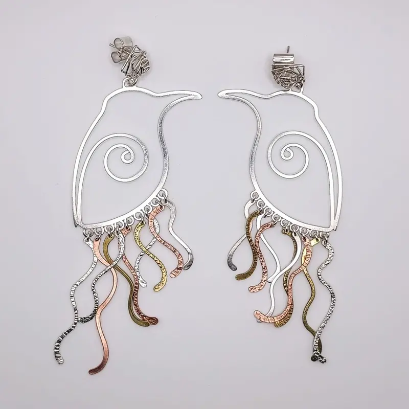 Barranquero Bird-Inspired Earrings