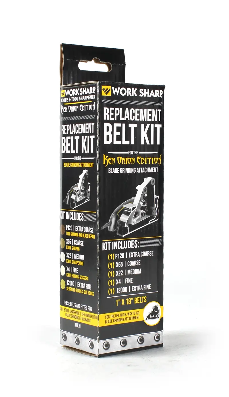 Blade Grinding Attachment with Assorted Sanding Belts