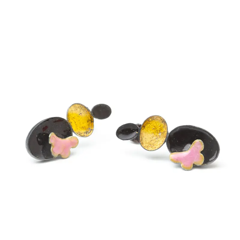 Butterfly Whisper Geometric Line Earrings