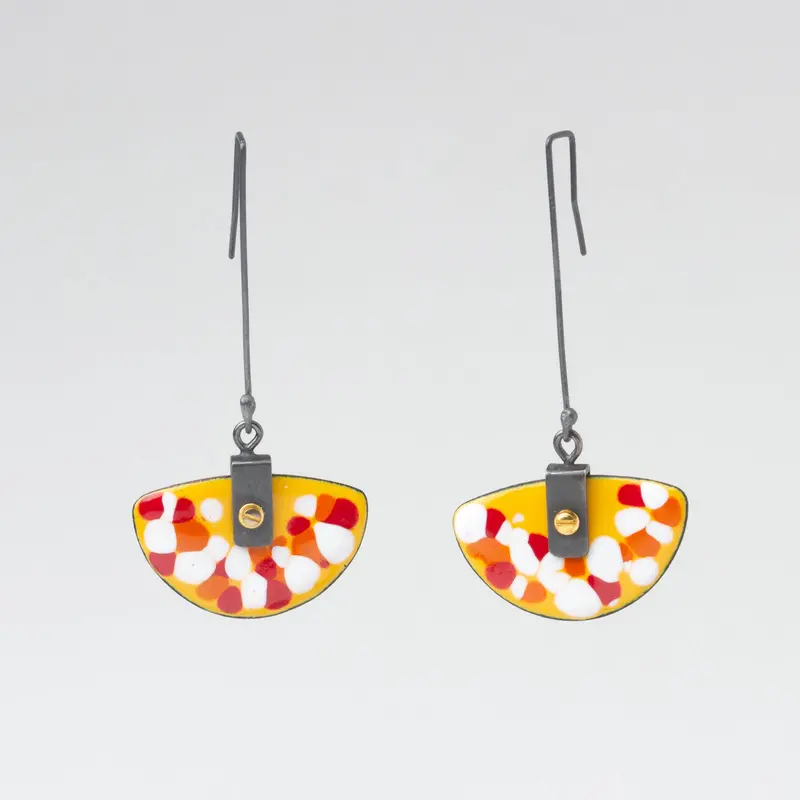 Carnations Earrings II – Handcrafted Floral Jewelry