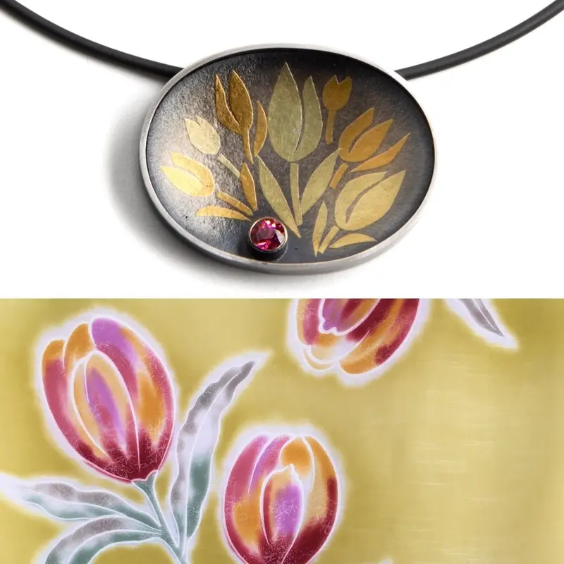Carolina Andersson Tulip Mania Tribute Necklace