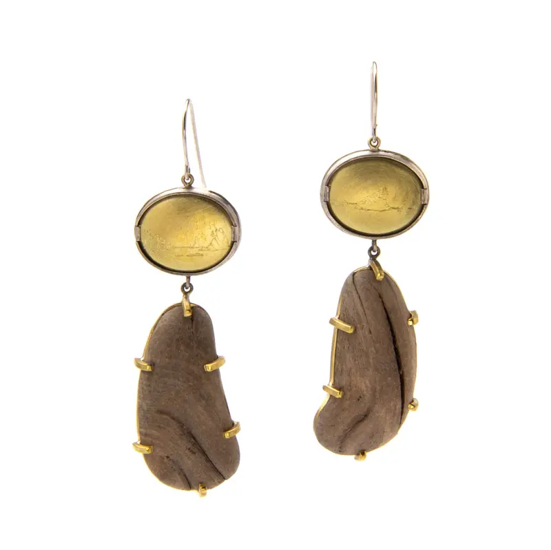 Chilean Memorial Dangle Earrings – Commemorative Design
