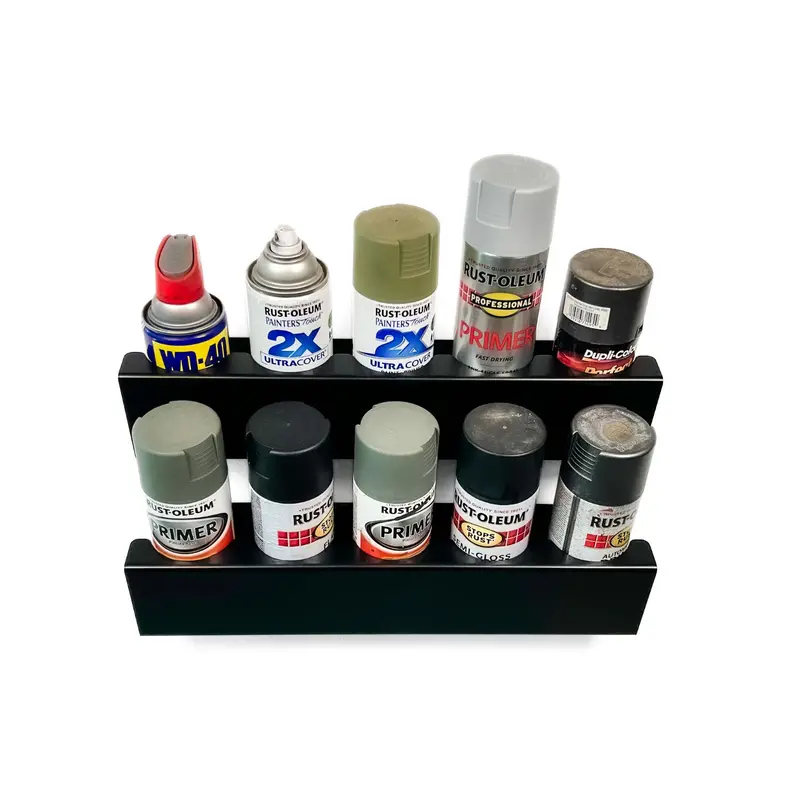 Compact Spray Can Organizer Shelf