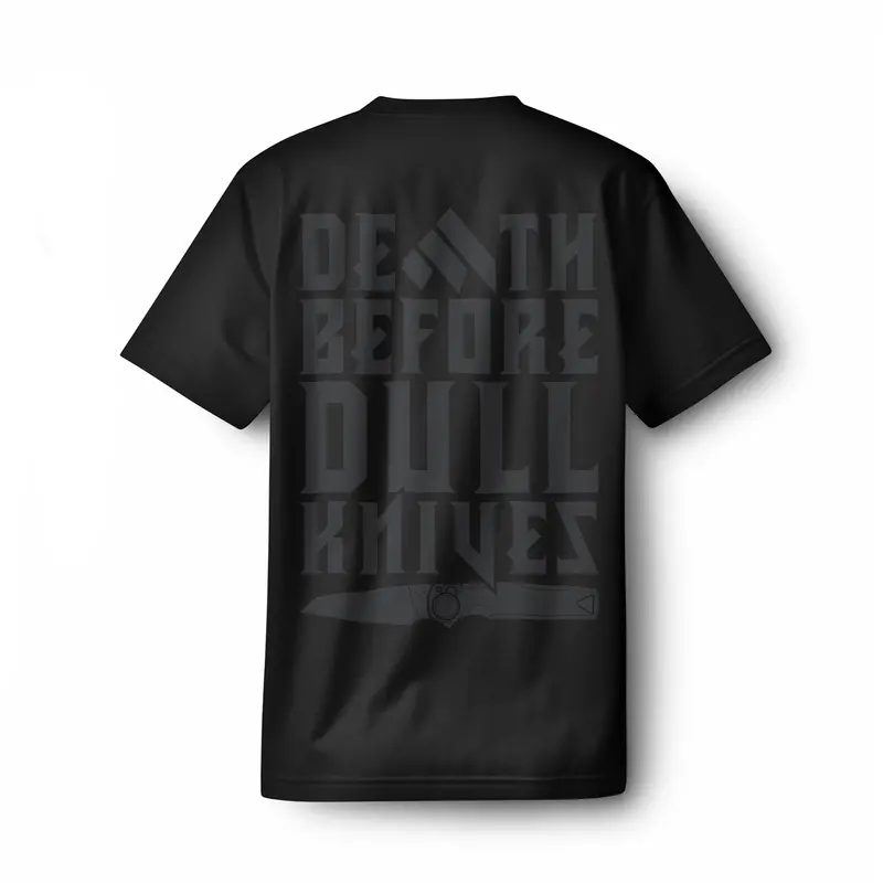 Death Before Dull Knives Blackout T-Shirt