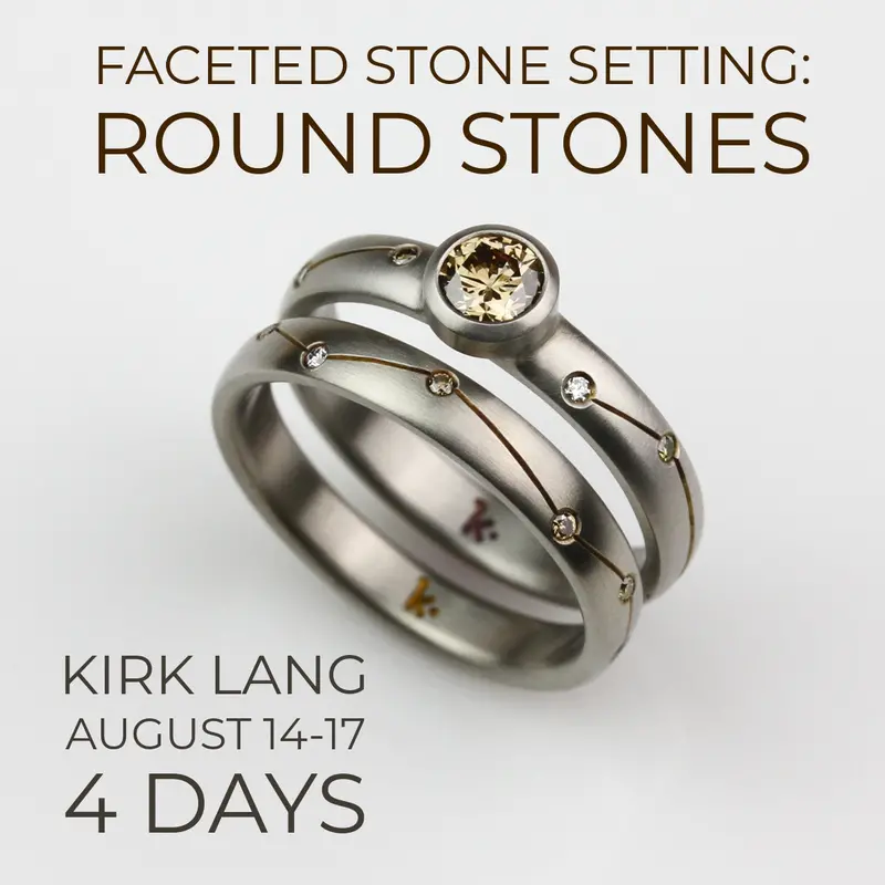 Faceted Gemstone Setting Course: Round Stone Theory & Practice
