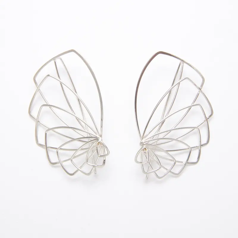 Fossil-Inspired Ammonite Drop Earrings
