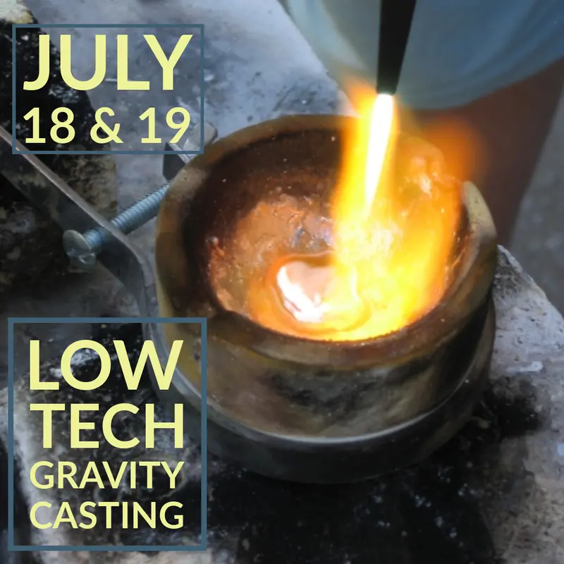 Gravity Casting Workshop: Low-Tech Metal Pouring Methods