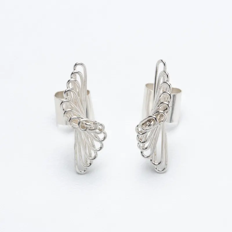 Hummingbird Silhouette Dangle Earrings