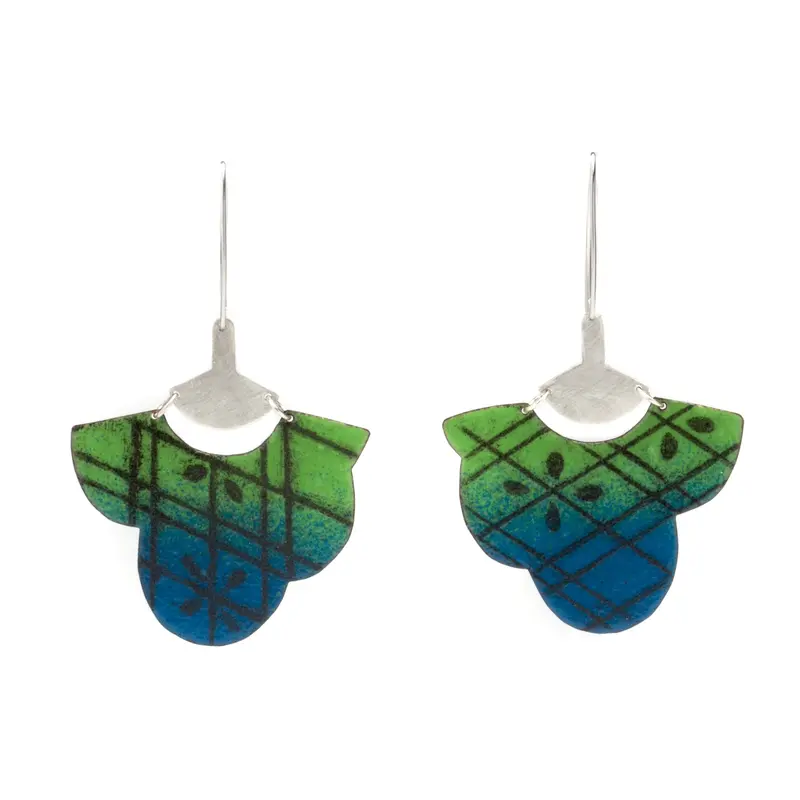 Jane Pellicciotto Swinging Fan Earrings