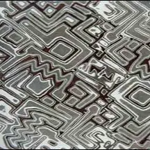 Jazz-Inspired Mokume Gane Sticker
