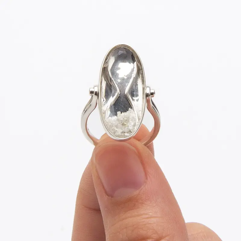 Loren Celedonia — Hourglass Ring Celebrating Time’s Value
