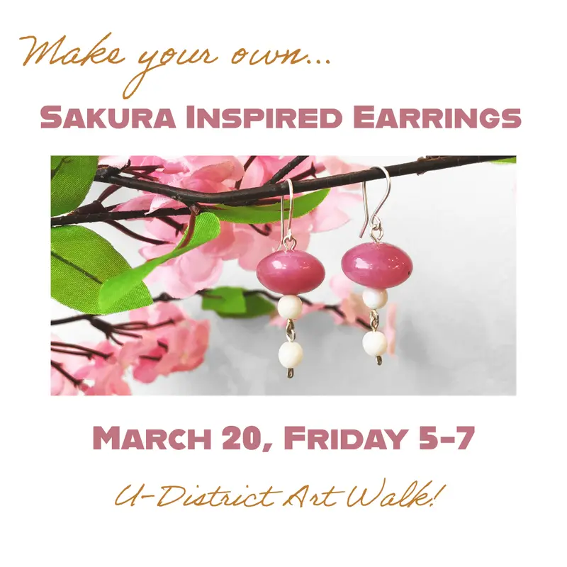 Make-Your-Own Sakura Earrings — Reserve Your Spot