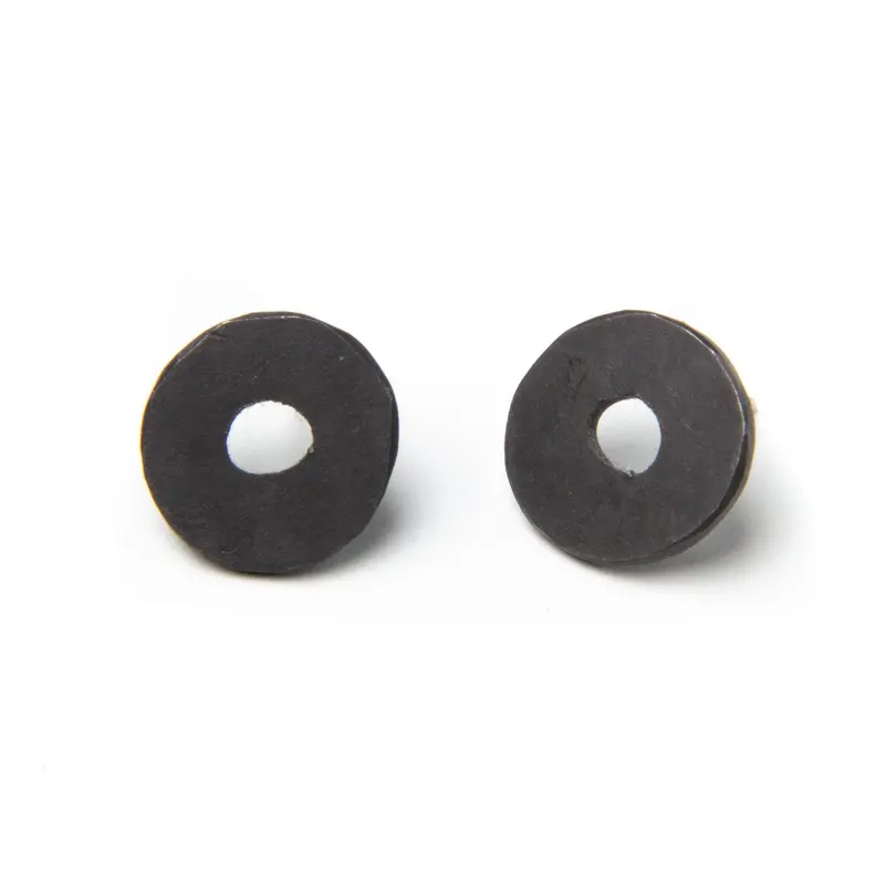 Matte Steel Doughnut Hoop Earrings