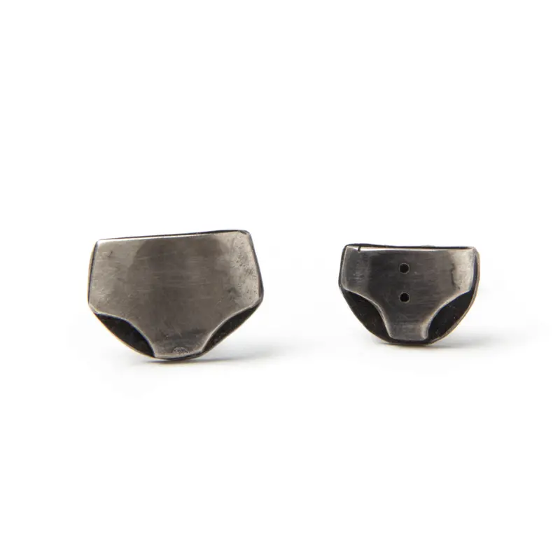 Mismatched Underpants-Themed Ear Studs – Limited Edition Set