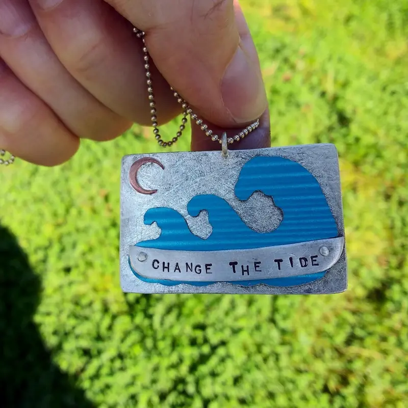 Ocean Conservation Art Print ‘Change the Tide’