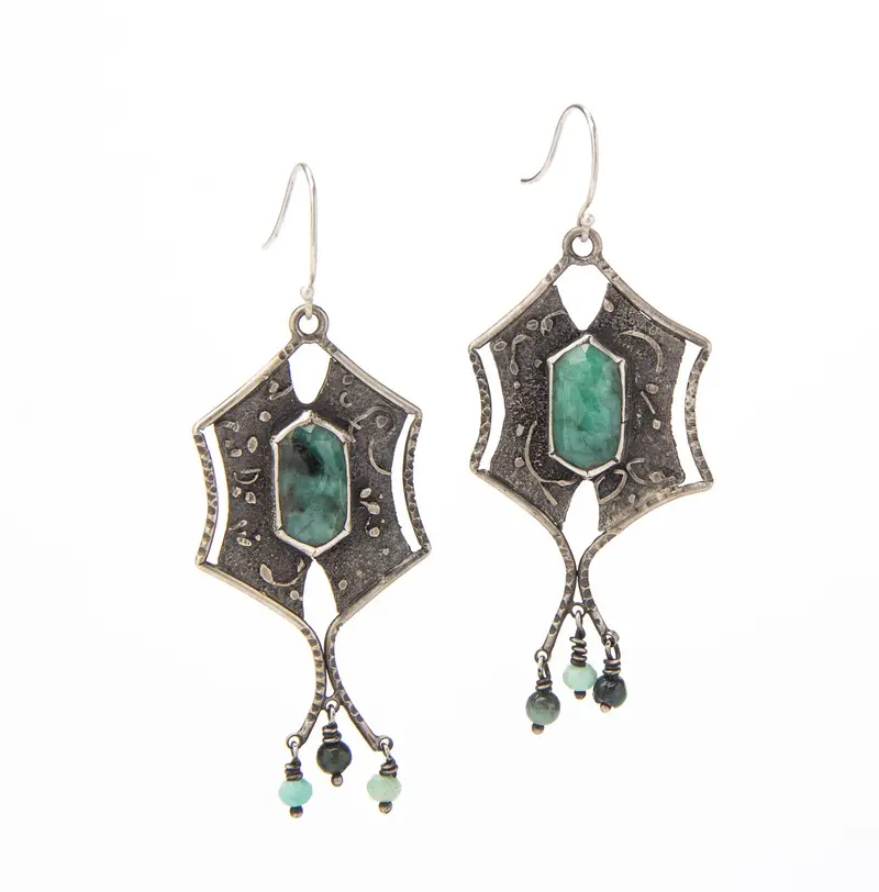 Tad Gothic Earrings – Edgy Miniature Sculpture Pair
