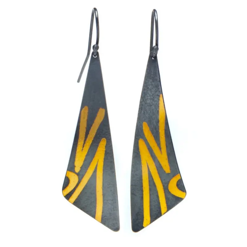 Topographic Peaks and Valleys Earrings
