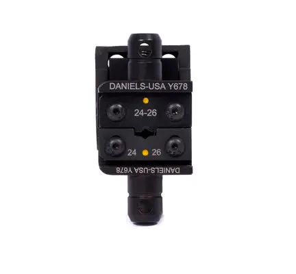 Y678 Fine-Gauge 24–26 AWG Terminal Die Set