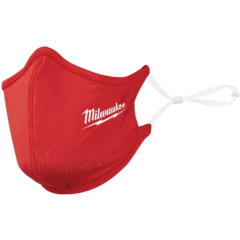 Milwaukee Red Two-Layer Washable Dust And Face Mask – Reusable, Comfort Fit 1